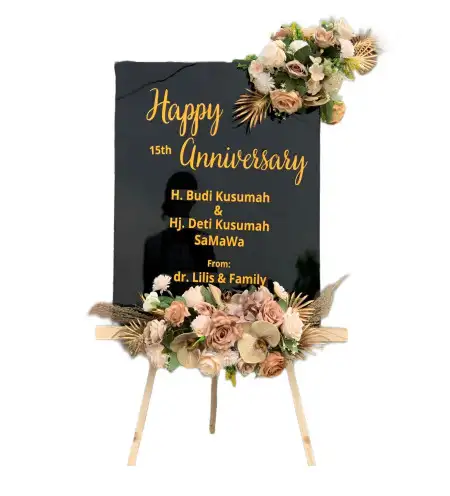 Papan Bunga Akrilik Lombang